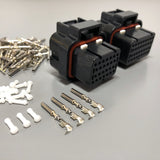 Haltech ECU Connector Plug Kit", "Platinum Sport 1000 2000", "26-Pin + 34-Pin
