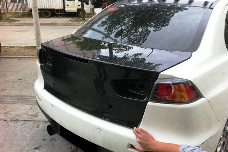 2008-2016 Mitsubishi Evolution Evo 10 OEM Style Carbon Fiber Trunk