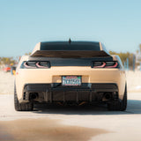 2014-2015 Chevy Camaro Evo Style Shark Fins Rear Diffuser Quad/Single Tips