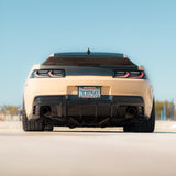 2014-2015 Chevy Camaro Evo Style Shark Fins Rear Diffuser Quad/Single Tips