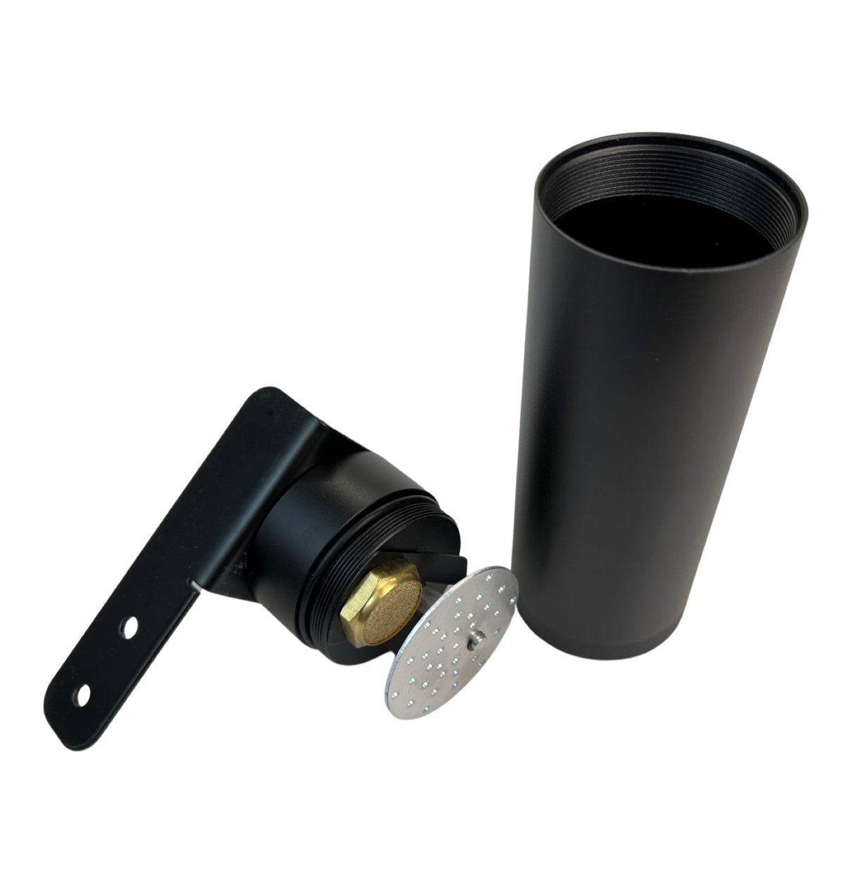 Red Universal Oil Catch Can XL 2Port -10AN + Mounting Bracket Kit + Filter 7.50z