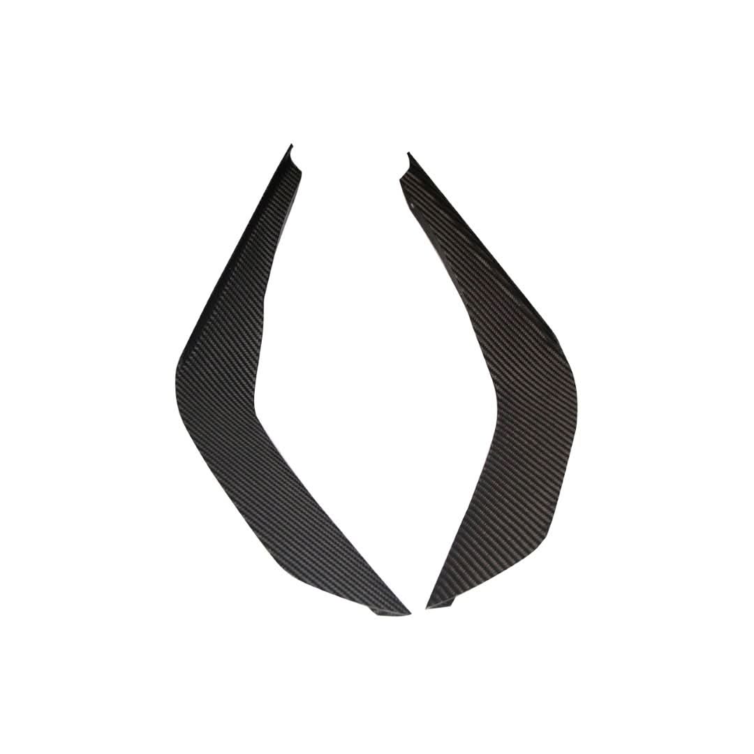 Ford Mustang GT S650 Carbon Fiber Front Bumper Canards 2024 - Current (does not fit Dark Horse bumper)