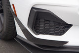 Ford Mustang GT S650 Carbon Fiber Front Bumper Canards 2024 - Current (does not fit Dark Horse bumper)