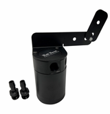 Universal Performance Oil Catch Can 2 Port -6AN + Adjustable Mounting Bracket Kit Turbo V2