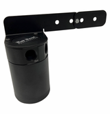Universal Performance Oil Catch Can 2 Port -10AN + Adjustable Mounting Bracket Kit Turbo V2