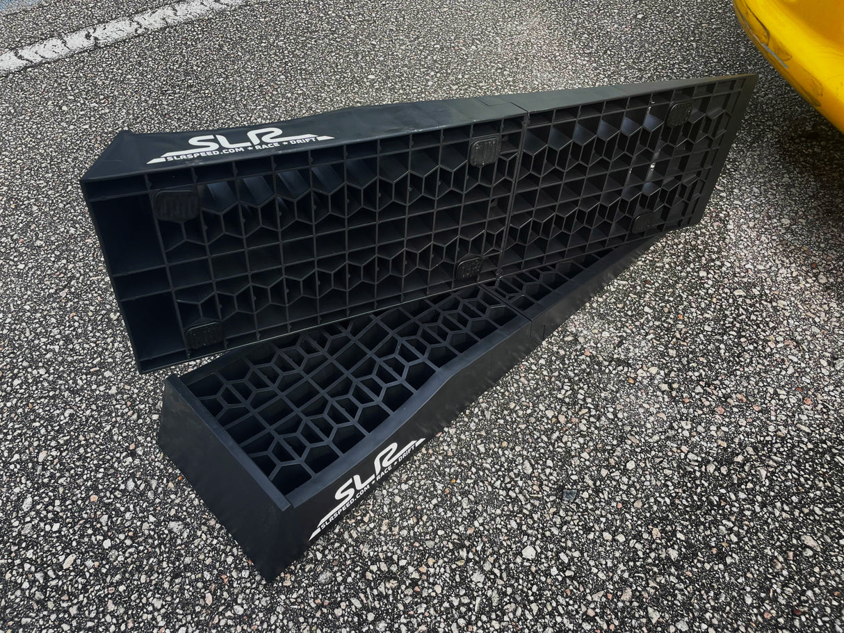 SLR Lightweight Car Ramp Set - No need for Steel! - Split-Style for Easy Jacking