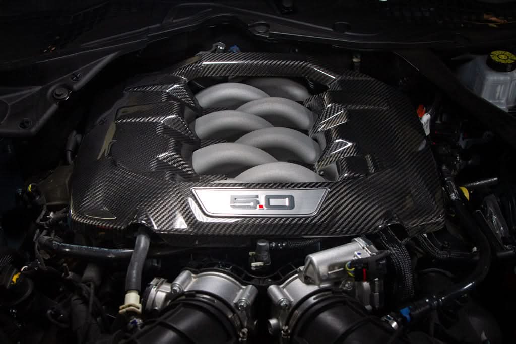 Carbon Fiber Ford Mustang S650 Engine Cover 2024 - Current