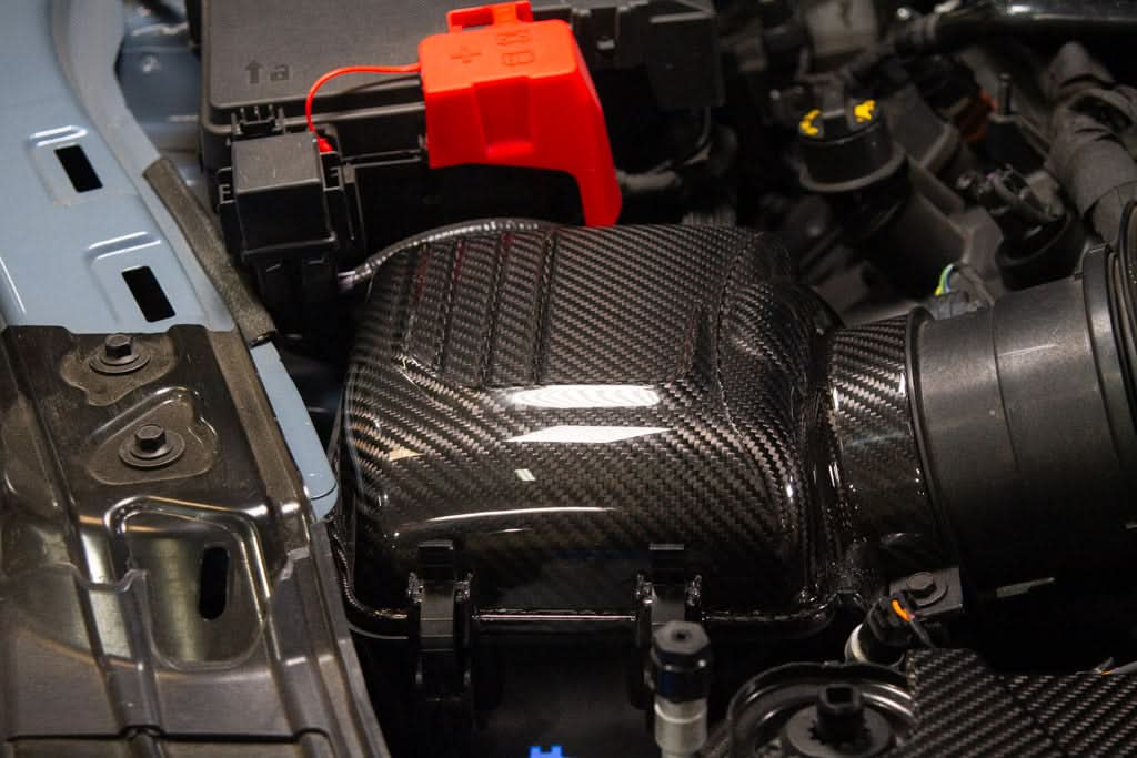 Carbon Fiber Ford Mustang S650 Dark Horse Intake Box Top Cover 2024 - Current