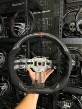 Carismo Steering Wheel For Mercedes/AMG (2022 AMG Performance Wheel) - Sport - Gloss Carbon - Alcantara