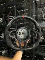 Carismo Steering Wheel For McLaren Sports Series - Sport - Gloss Carbon - Alcantara