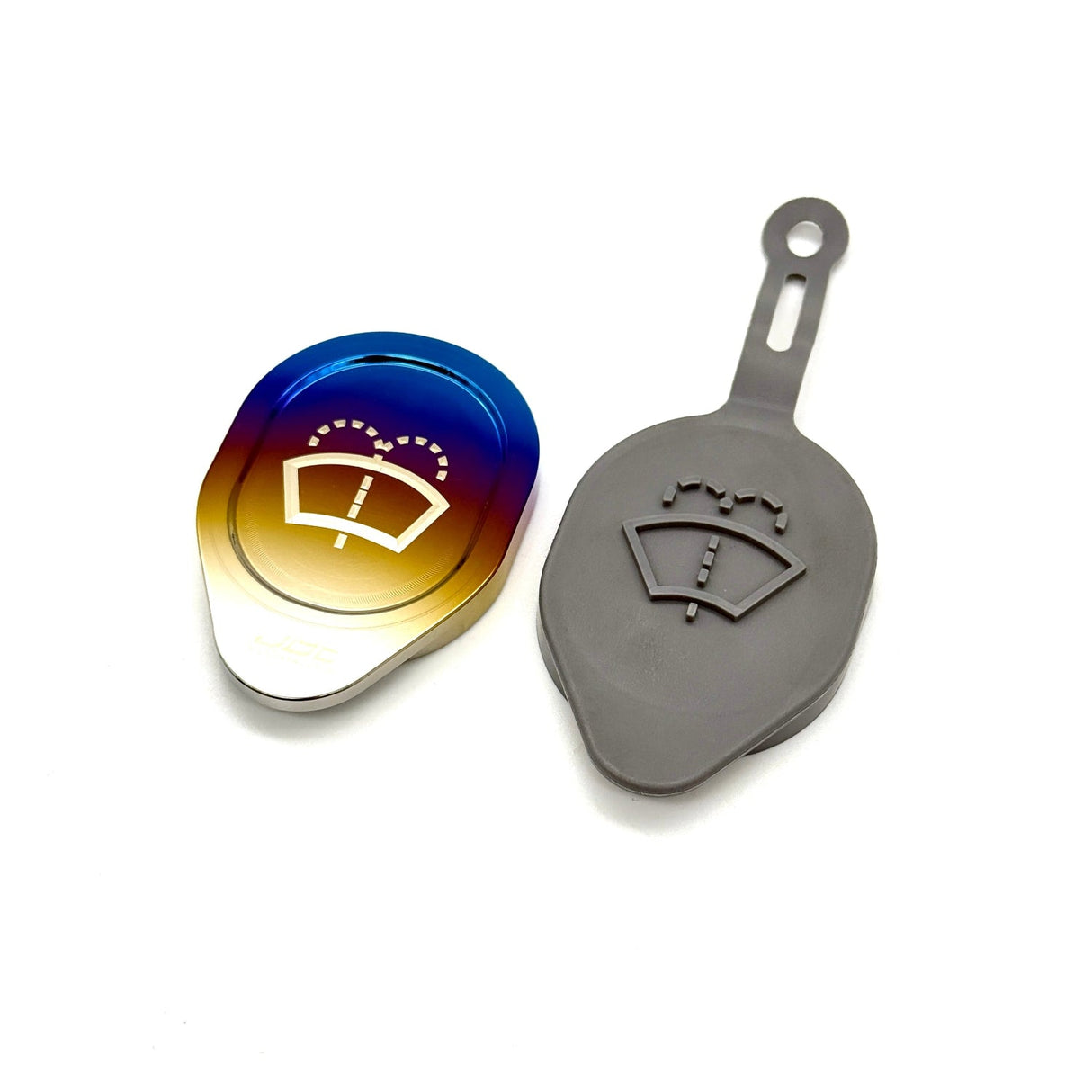 JDC Titanium Washer Fluid Cap | Nissan R35 GT-R, 370Z & Infiniti Models