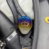 JDC Titanium Washer Fluid Cap | Nissan R35 GT-R, 370Z & Infiniti Models