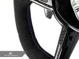 AutoTecknic G8X LCI Alcantara Steering Wheel - G8X M2/ M3/ M4