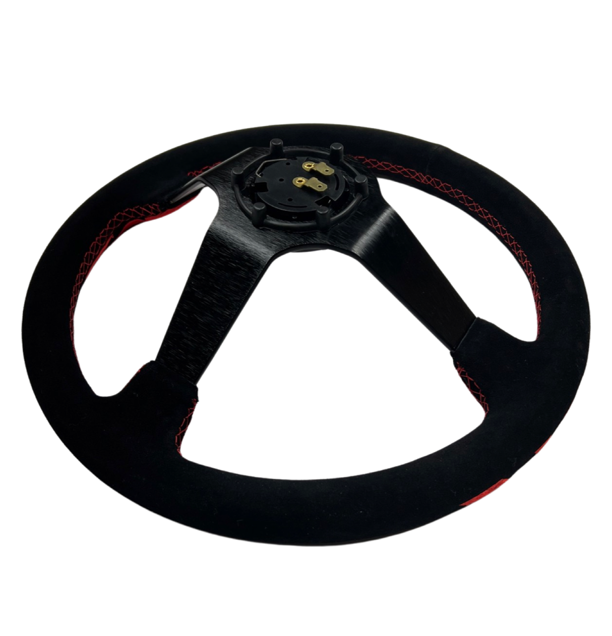 Red Rising Sun Suede Steering Wheel + Hub Kit For Nissan Datsun 280Z 260Z 240Z 620 510 C10