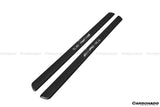 2014-2021 Mercedes Benz C217 S63  S65 AMG Coupe OE Style Dry Carbon Fiber Door Sills Steps Cover