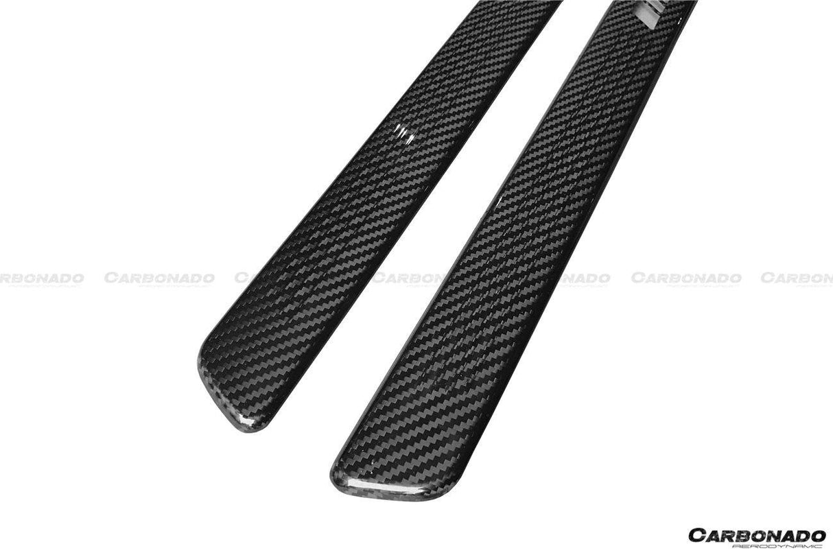 2014-2021 Mercedes Benz C217 S63  S65 AMG Coupe OE Style Dry Carbon Fiber Door Sills Steps Cover