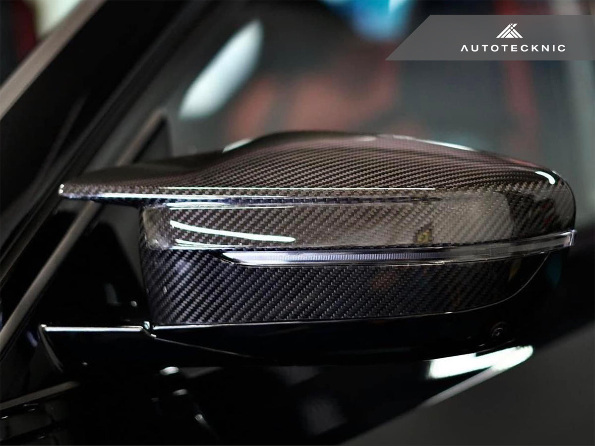 AutoTecknic Dry Carbon Fiber Mirror Covers - G20 M340I LCI | G22 M440I LCI