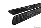 2014-2021 Mercedes Benz C217 S63  S65 AMG Coupe OE Style Dry Carbon Fiber Door Sills Steps Cover