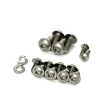 JDC Titanium Interior Door Hardware Kit | Mitsubishi Evo 8/9