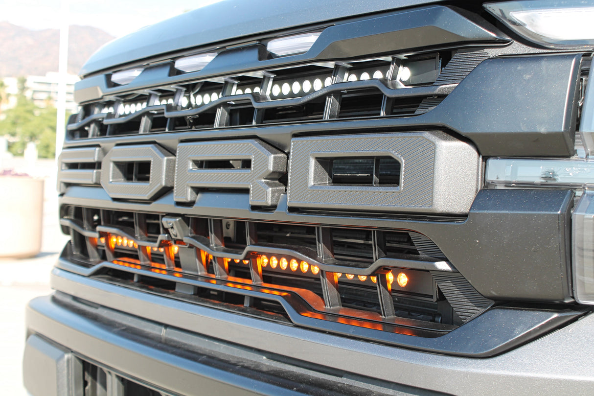 2024+ Ford Raptor grille lightbars Gen 3 Refresh Dual 40s - Slim