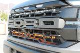 2024+ Ford Raptor grille lightbars Gen 3 Refresh Dual 40s - Slim