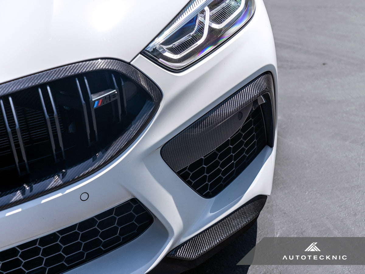 AutoTecknic Performance Dry Carbon Bumper Trim Set - BMW F9X M8