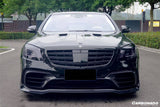 2017-2020 Mercedes Benz S63 AMG W222.2 Sedan MSY Style Carbon Fiber Front Lip