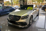 2017-2020 Mercedes Benz S63 AMG W222.2 Sedan MSY Style Carbon Fiber Front Lip