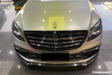 2017-2020 Mercedes Benz S63 AMG W222.2 Sedan MSY Style Carbon Fiber Front Lip