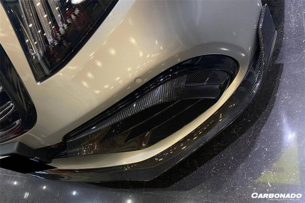 2017-2020 Mercedes Benz S63 AMG W222.2 Sedan MSY Style Carbon Fiber Front Lip