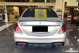 2014-2020 Mercedes Benz S63 AMG W222 Sedan MSY Style Carbon Fiber Trunk Spoiler
