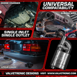 UNIVERSAL VALVED MUFFLER KIT