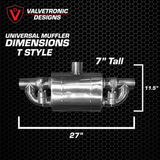 UNIVERSAL VALVED MUFFLER KIT