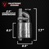 UNIVERSAL VALVED MUFFLER KIT