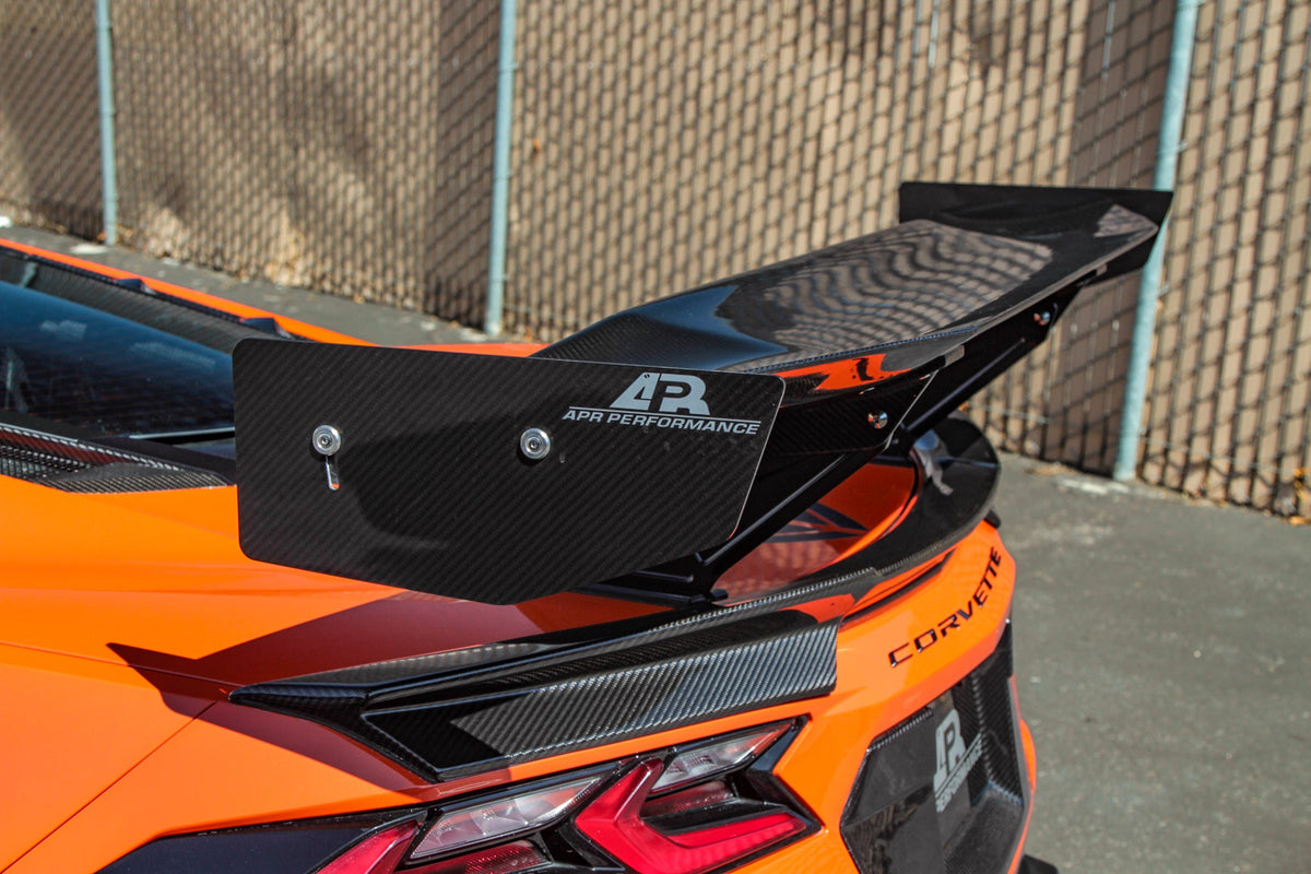 Chevrolet Corvette C8 Stingray Z51 GTC-500 Carbon Fiber Adjustable Wing