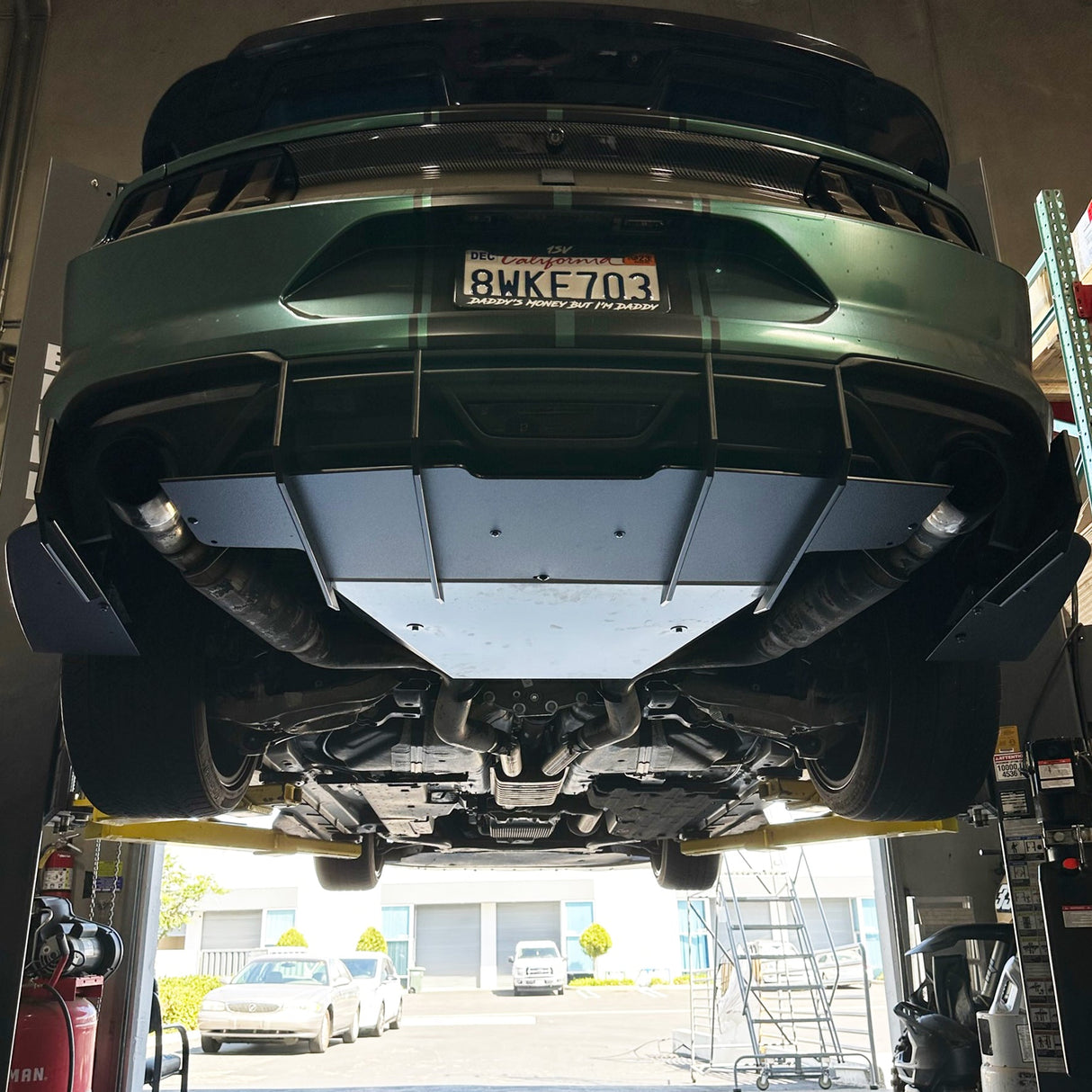 Mustang 18-23 EcoBoost Stealth Diffuser