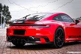 2019-2024 Porsche 911 992 Carrera Targa Sport Design Bumper WP Style Dry Carbon Fiber Rear Lip