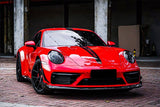 2019-2024 Porsche 911 992 Carrera Targa Sport Design Bumper WP Style Dry Carbon Fiber Front Lip