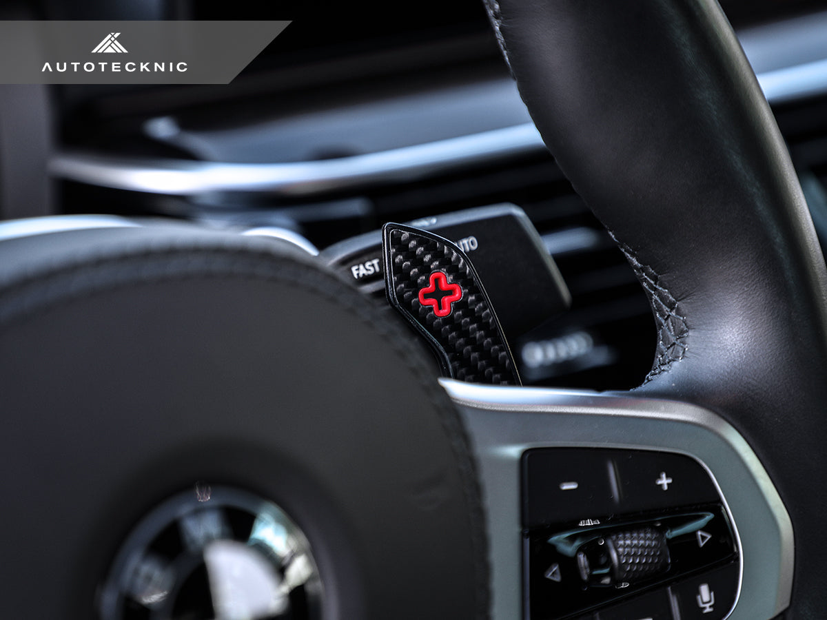 AutoTecknic Carbon Fiber Pole Position Shift Paddles - A90 Supra