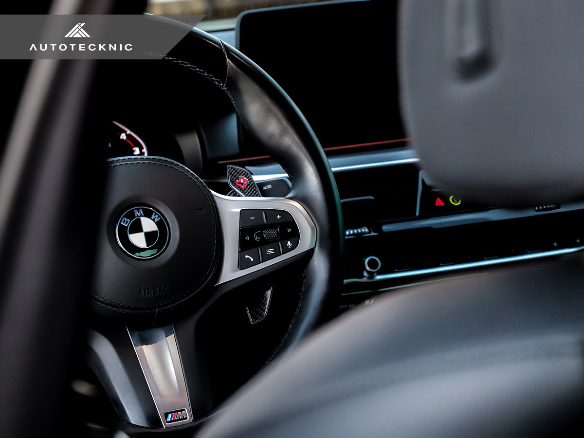 AutoTecknic Carbon Fiber Pole Position Shift Paddles - F95 X5M