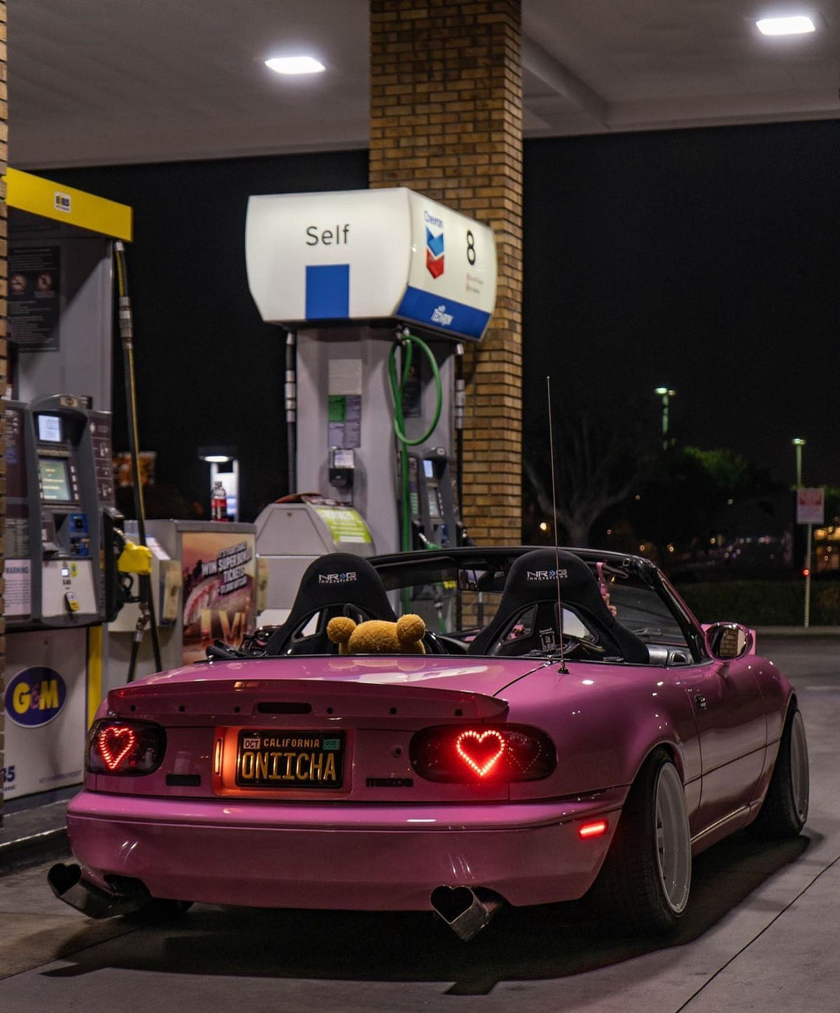 NTXGlow Heart Tail Lights (1990-1997 Na Miata)