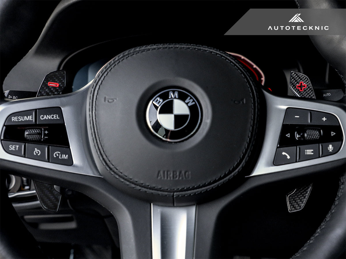 AutoTecknic Carbon Fiber Pole Position Shift Paddles - A90 Supra