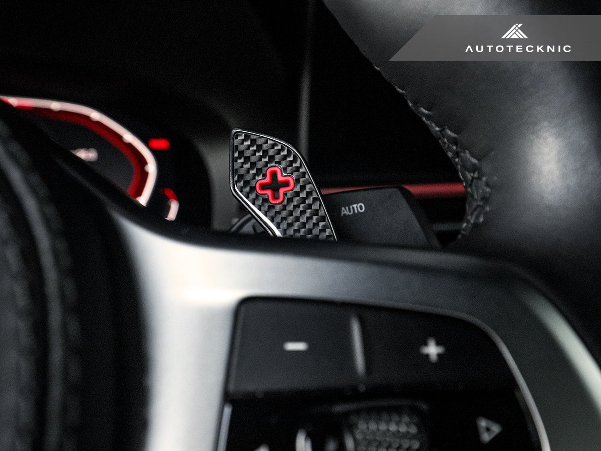 AutoTecknic Carbon Fiber Pole Position Shift Paddles - A90 Supra