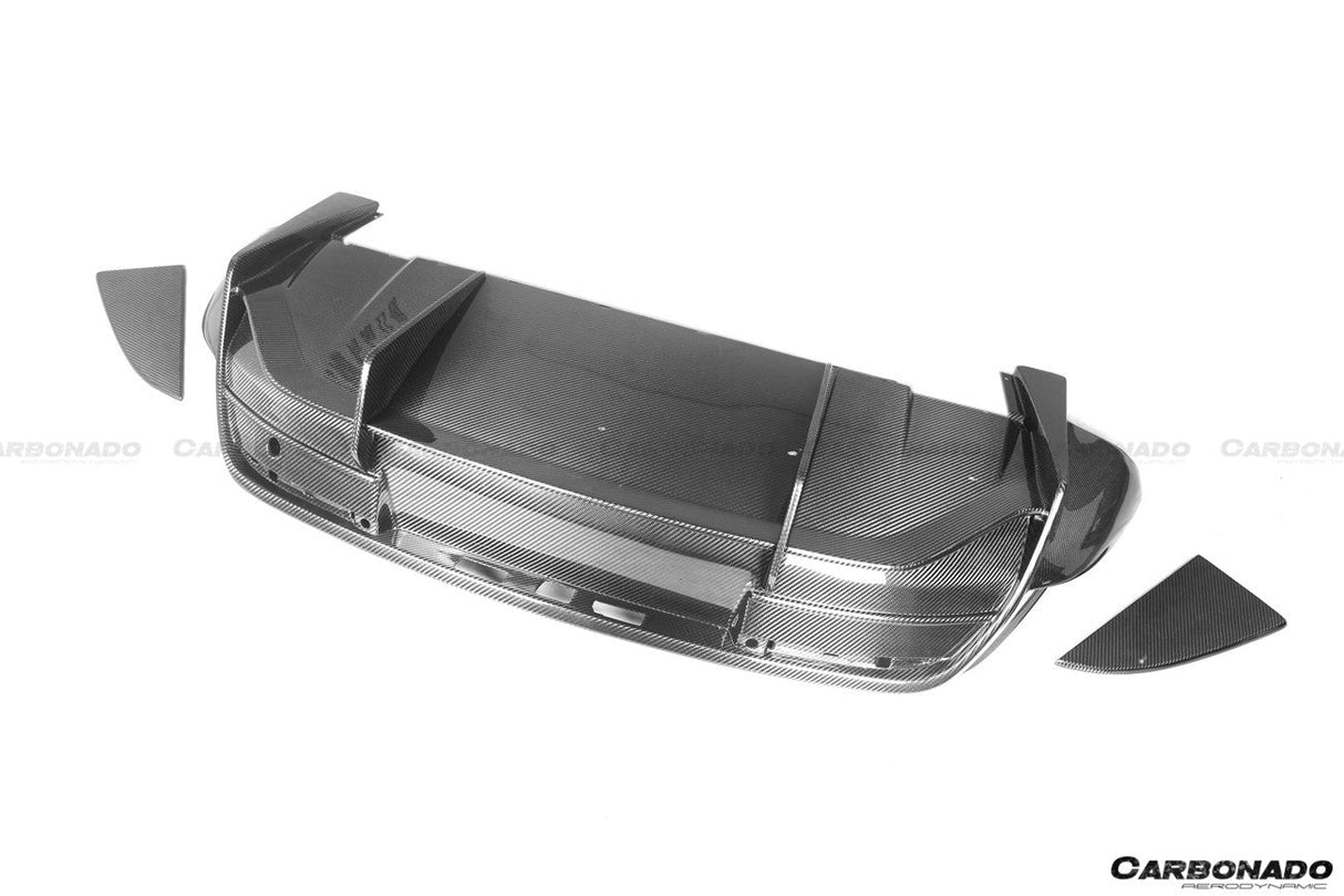 2020-2024 Porsche Taycan OD Style DRY Carbon Fiber Rear Diffuser | Fits 4, 4S, GTS, Turbo, Turbo S, ST, CT