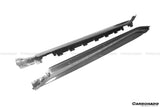2020-2024 Porsche Taycan OD Style DRY Carbon Fiber Side Skirts | Fits 4, 4S, GTS, Turbo, Turbo S, ST, CT