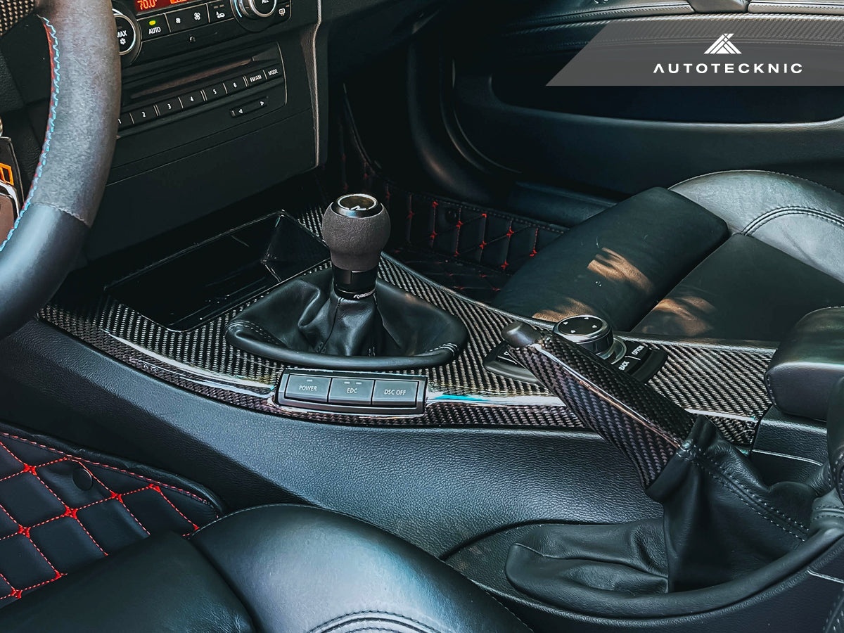 AutoTecknic Replacement Carbon Fiber Interior Center Console - E90 M3 | E92 M3 | E93 M3