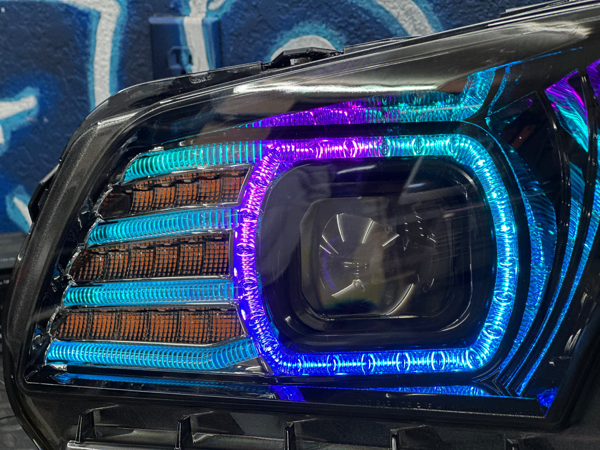 NTXGlow RGB Morimoto Xb Headlights (2010-2012 Ford Mustang)