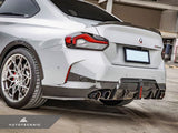 AutoTecknic Dry Carbon Rear Side Diffuser Set - G42 2-Series