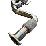 Catback Exhaust for 20-24 Chevy Corvette C8 Polished Tips 6.2L V8 Mandrel 304SS