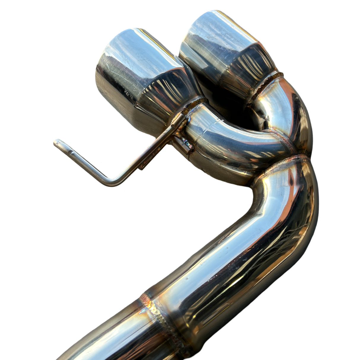 Catback Exhaust for 20-24 Chevy Corvette C8 Polished Tips 6.2L V8 Mandrel 304SS